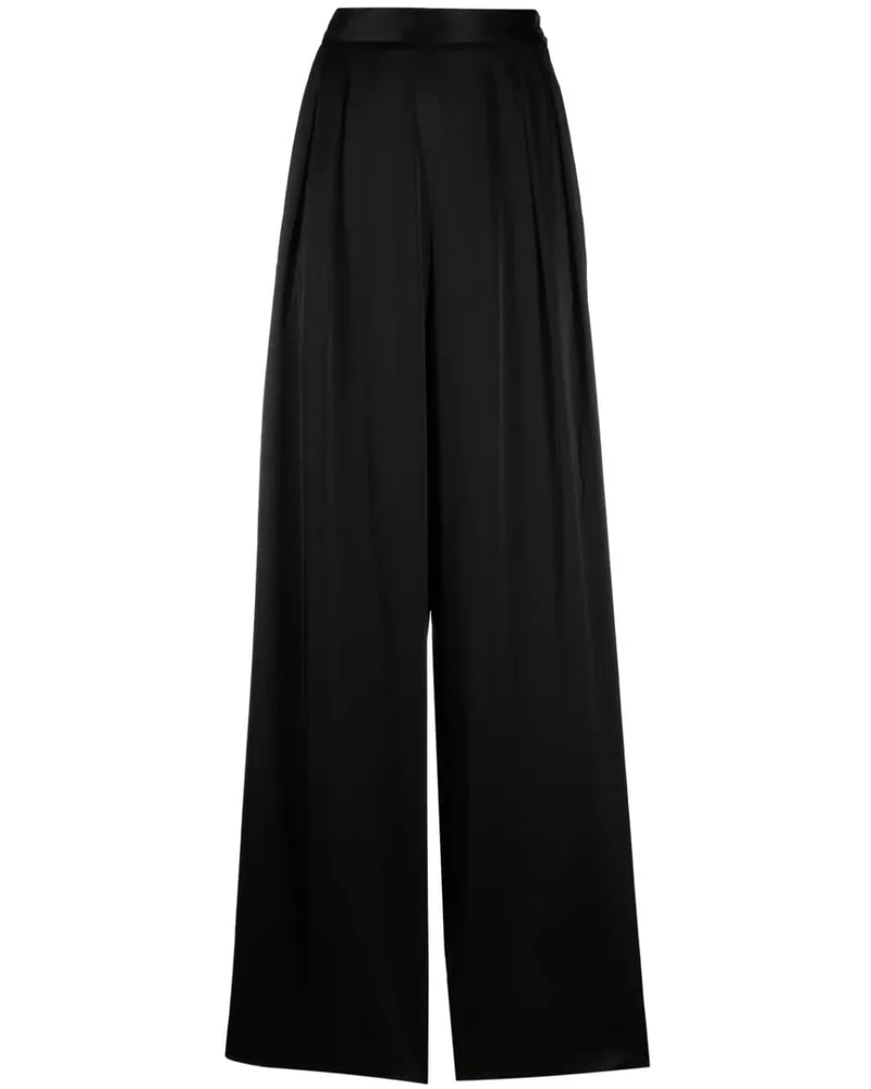 Fabiana Filippi Hose mit Falten - Schwarz Schwarz