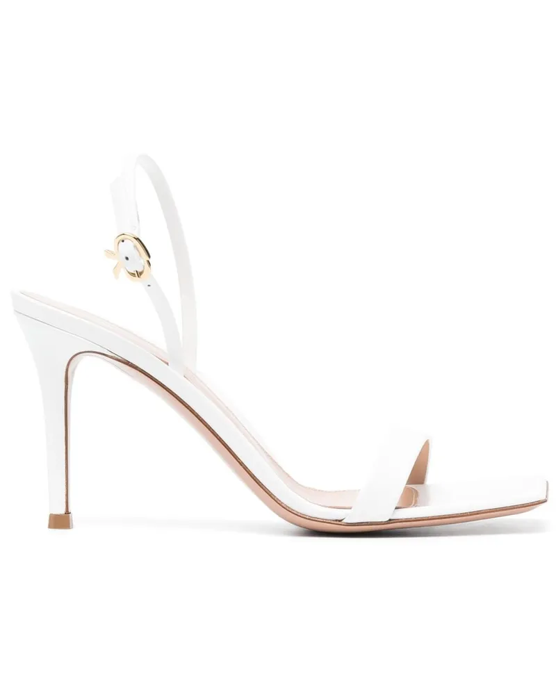 Gianvito Rossi Ribbon Sandalen 85mm - Weiß Weiß