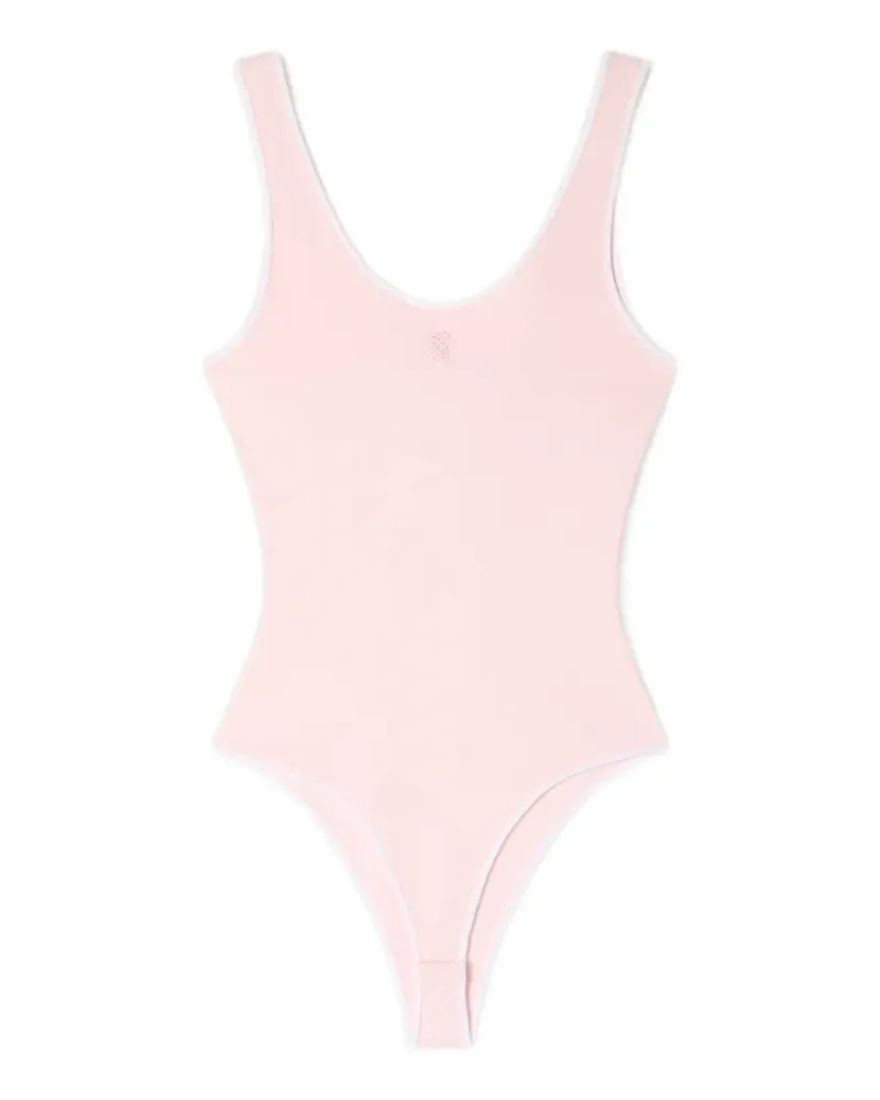 Sandro Body mit Logo-Stickerei - Rosa Rosa