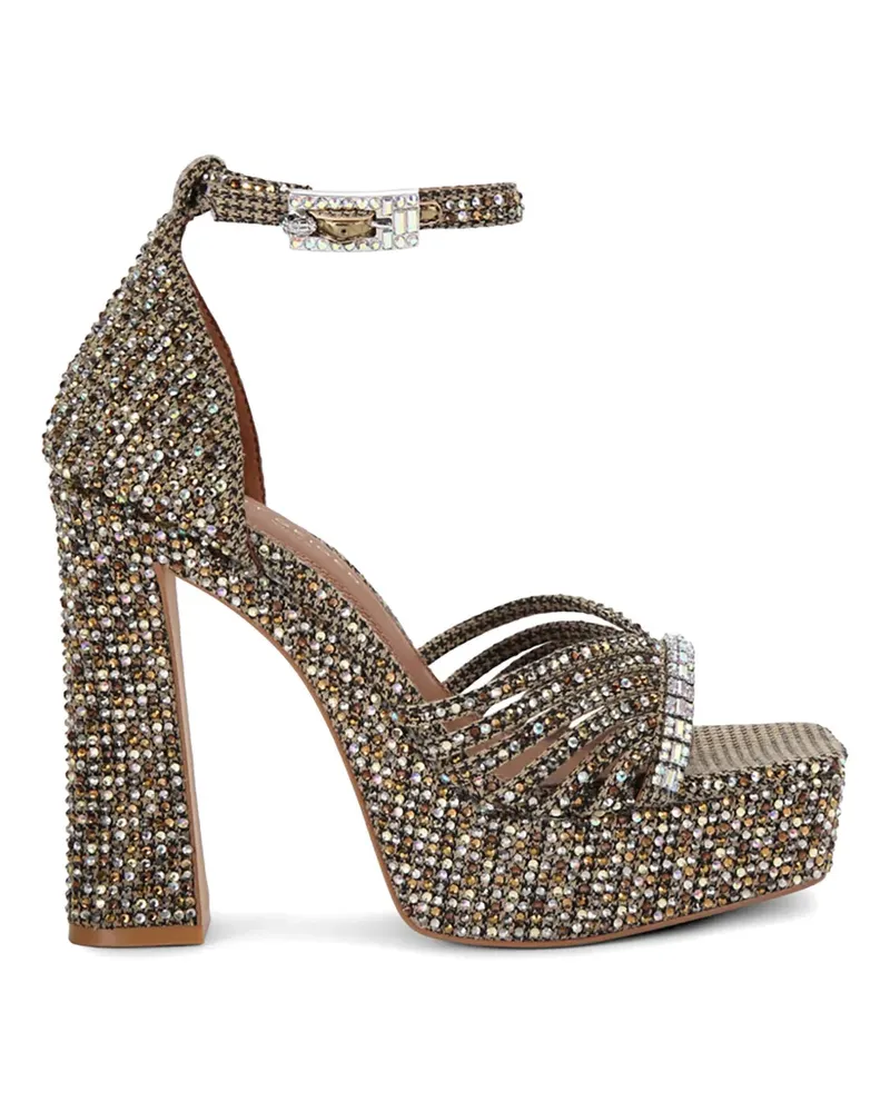 Kurt Geiger crystal strap platform sandals - Nude Nude