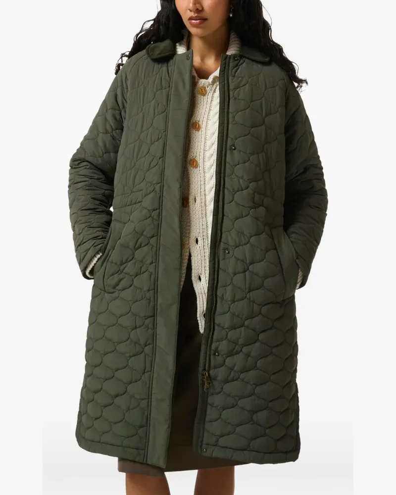 Hunter Somerset quilted-pattern coat - Grün Grün