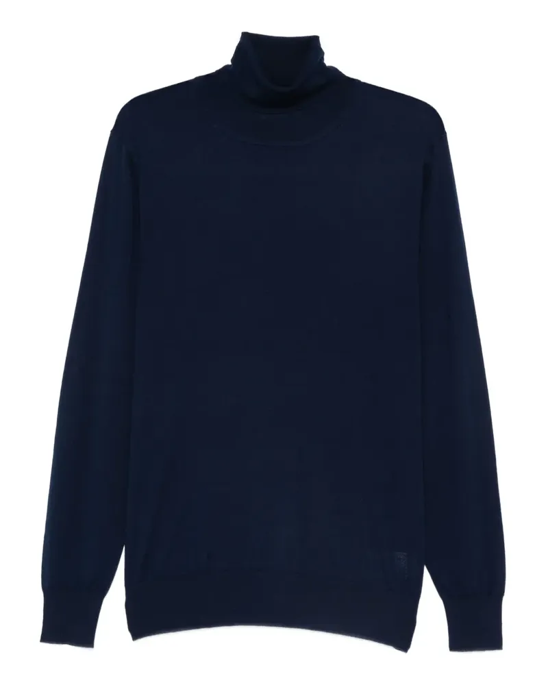 ASPESI Pullover mit Rollkragen - Blau Blau