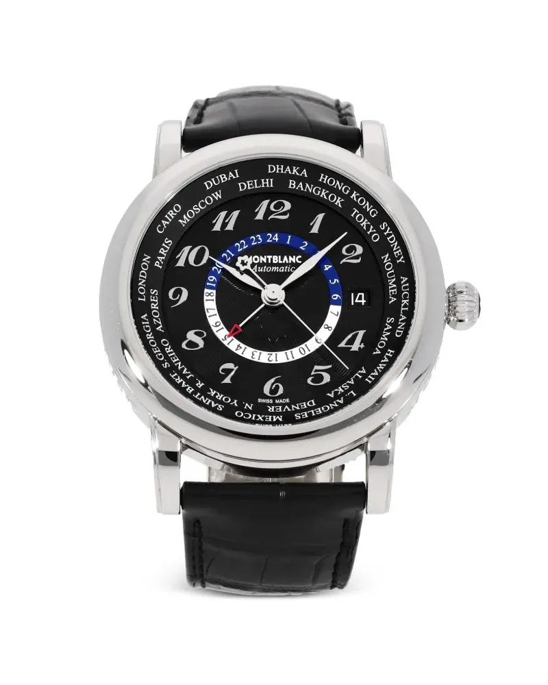 Montblanc 2020 pre-owned Star World-Time GMT Automatic 42mm - Schwarz Schwarz