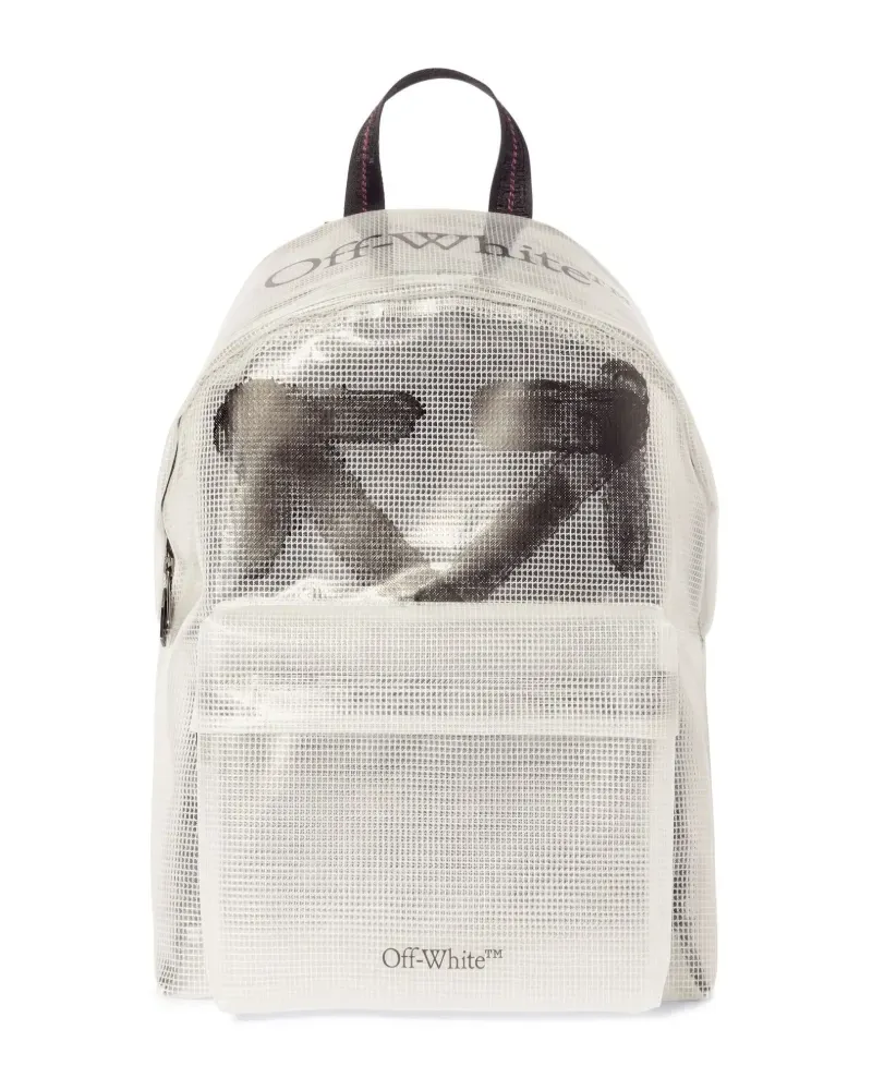 OFF-WHITE Heritage' Rucksack - Weiß Weiß