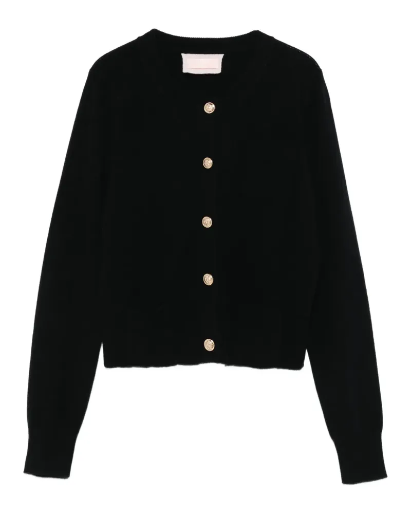 Hugenberg Cardigan mit Tasche - Schwarz Schwarz