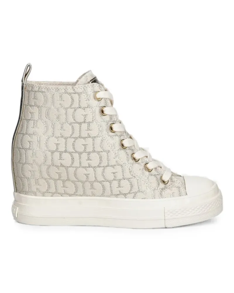 Guess Sundae high-top sneakers - Nude Nude