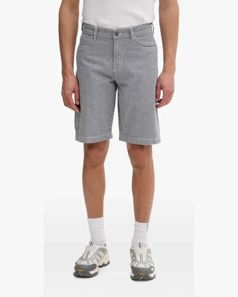 Dickies Carpenter-Shorts mit Hickory-Streifen - Blau Blau