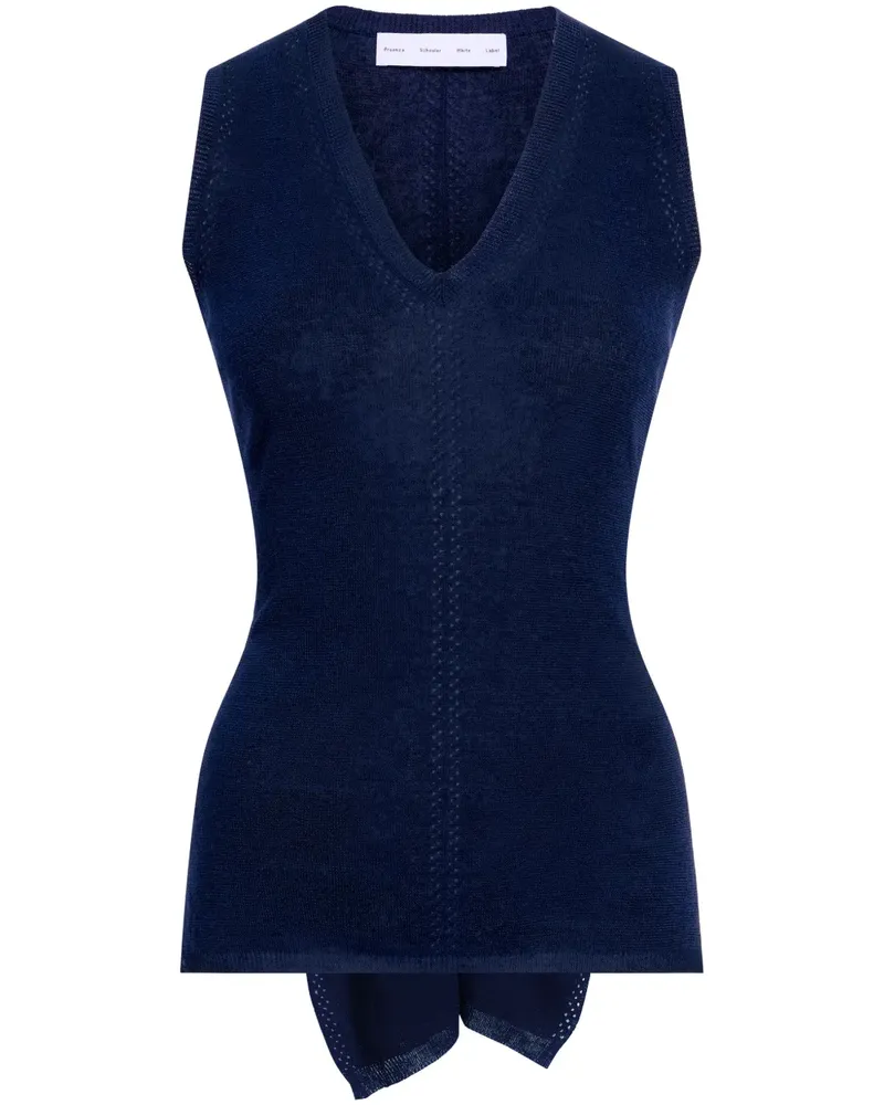 Proenza Schouler Heyde Weste - Blau Blau