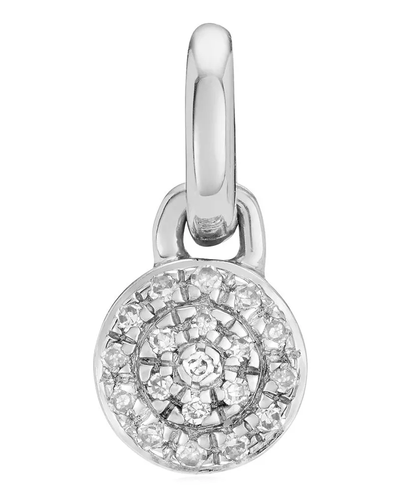 Monica Vinader Fiji Mini Anhänger - Silber Silber