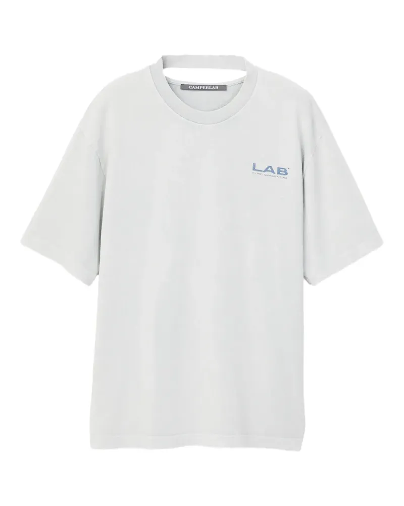 Camper T-Shirt mit Rundhalsausschnitt - Grau Grau