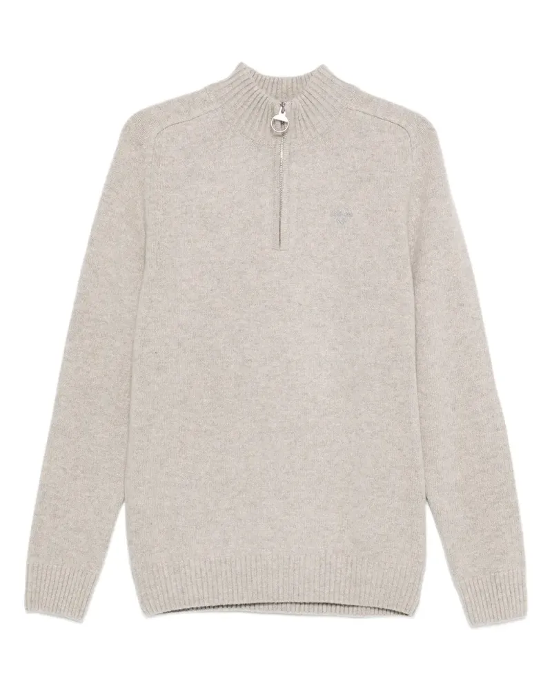 Barbour Grangetown Pullover mit Reißverschluss - Nude Nude