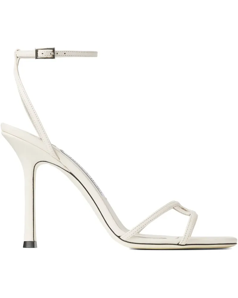 Jimmy Choo 1998 Leo Sandalen 100mm - Weiß Weiß