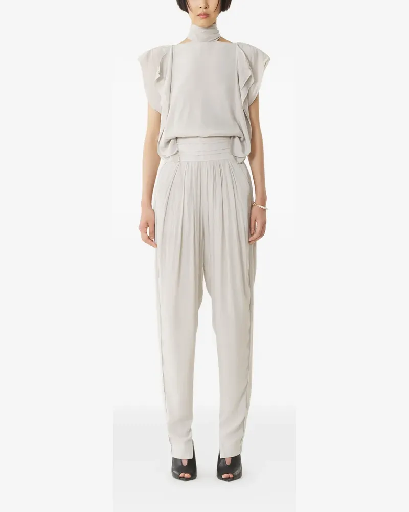 Lanvin Bluse mit Rüschen - Nude Nude