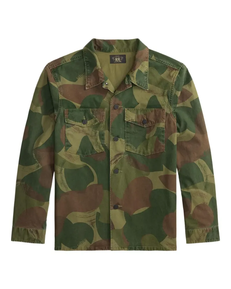 Ralph Lauren Geknöpftes Camouflage-Hemd - Grün Grün