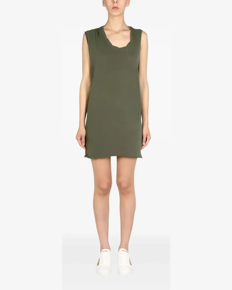 Dsquared2 raw-cut sleeveless mini dress - Grün Grün