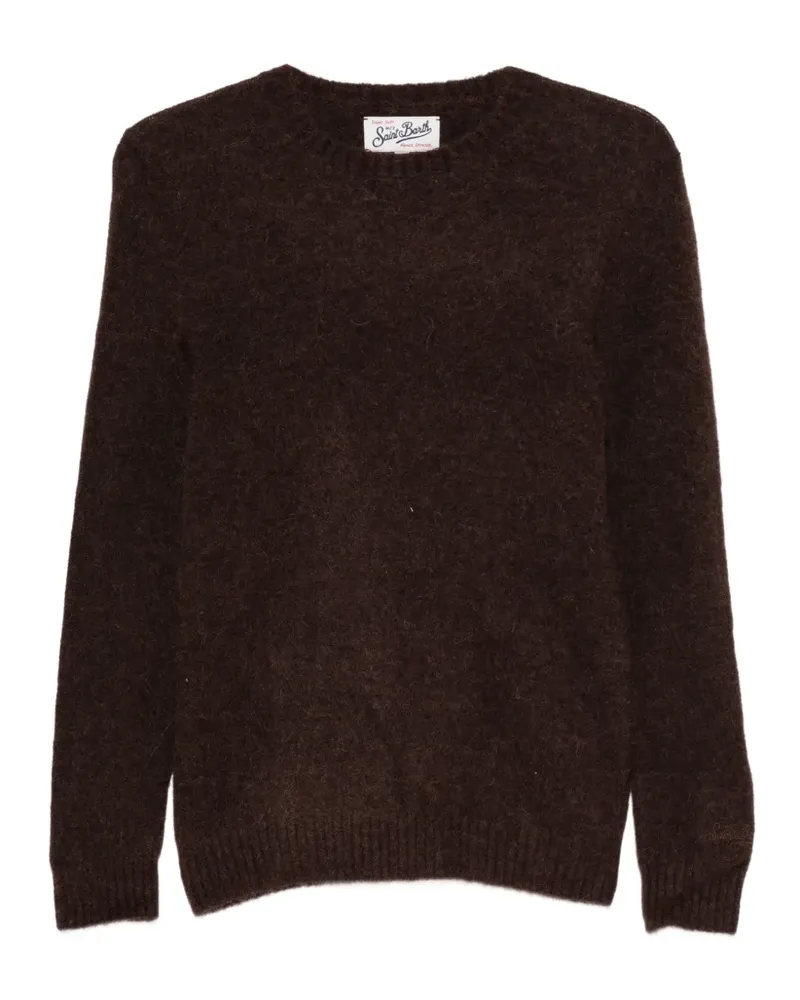 MC2 Saint Barth brushed-knit crew-neck sweater - Braun Braun