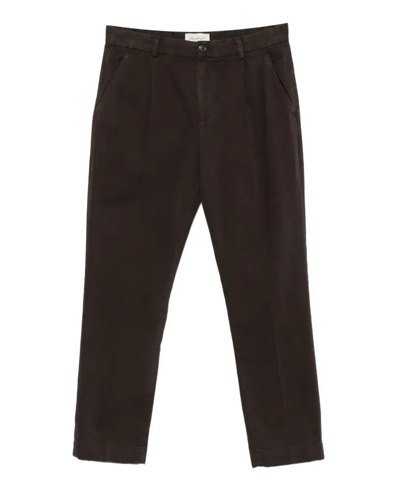 Gant Tapered-Hose aus Baumwolltwill - Braun Braun