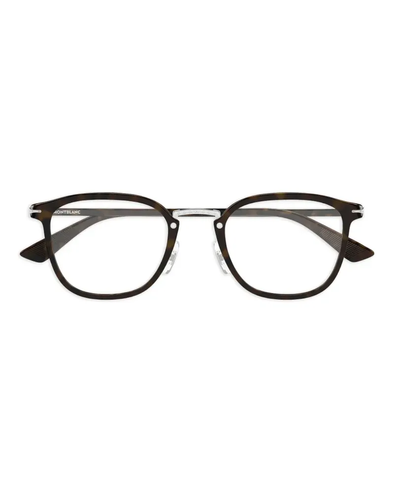 Montblanc Brille mit Brauensteg - Braun Braun