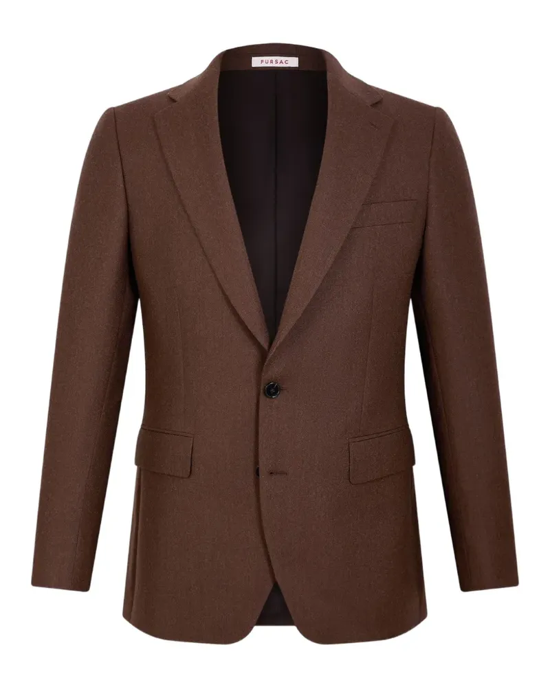 FURSAC virgin wool-blend blazer - Braun Braun