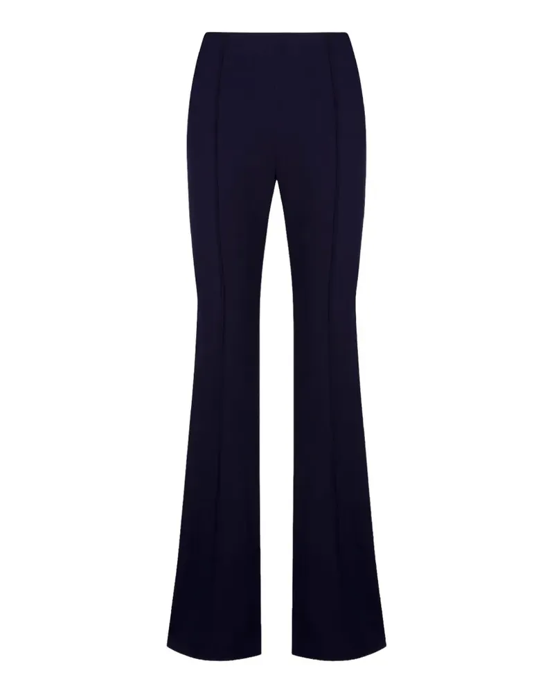 Smythe pintuck flared trousers - Blau Blau