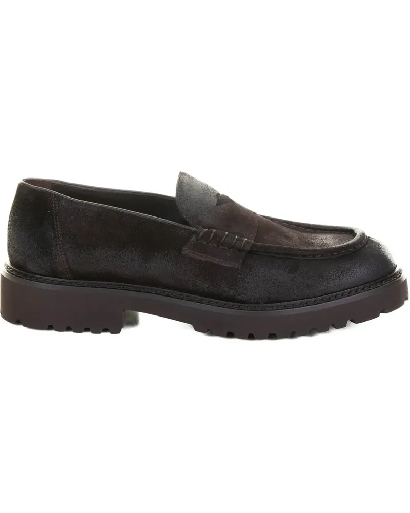 Doucal´s suede loafers - Braun Braun