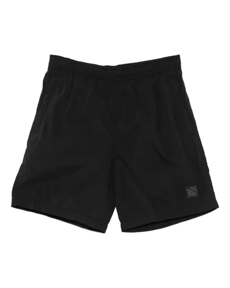 Stone Island Joggingshorts mit elastischem Bund - Schwarz Schwarz