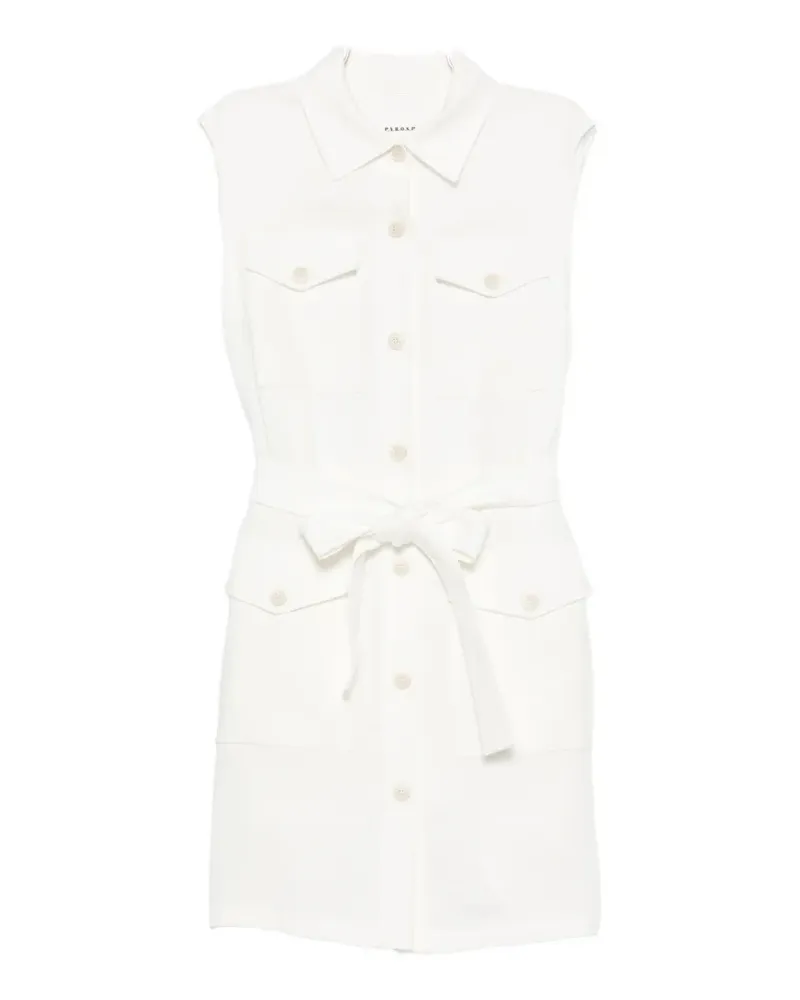 P.A.R.O.S.H. Blink shirt mini dress - Weiß Weiß
