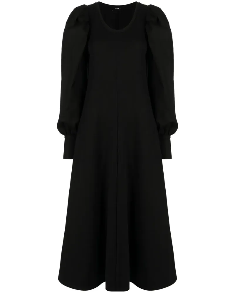GOEN.J Kleid mit Puffärmeln - Schwarz Schwarz