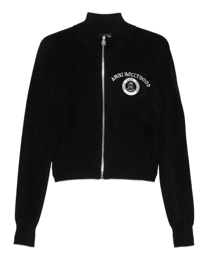 Amiri Cardigan mit Logo-Stickerei - Schwarz Schwarz