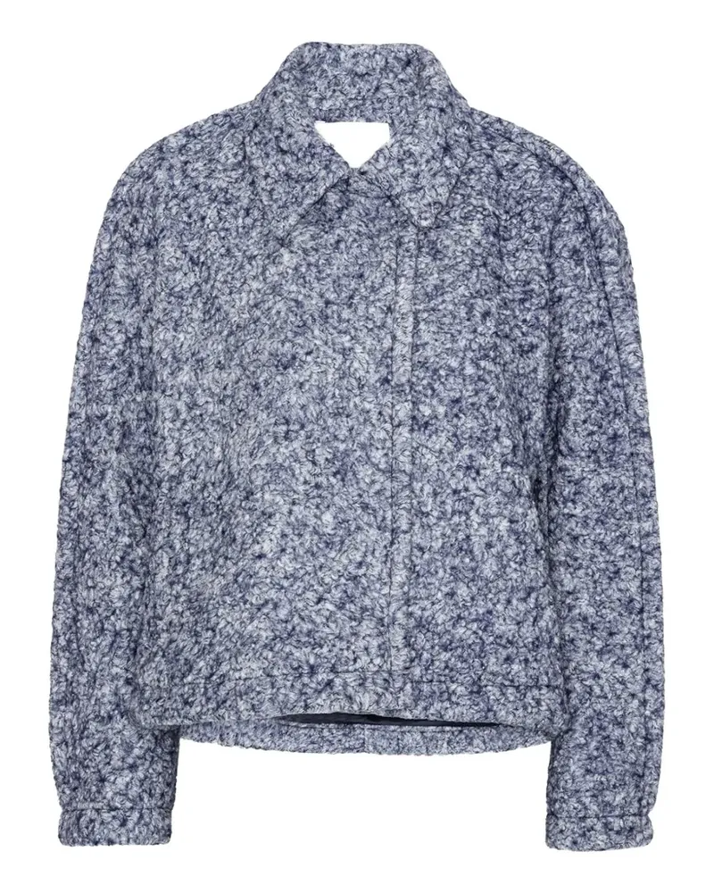 Henrik Vibskov Dartbi textured jacket - Blau Blau