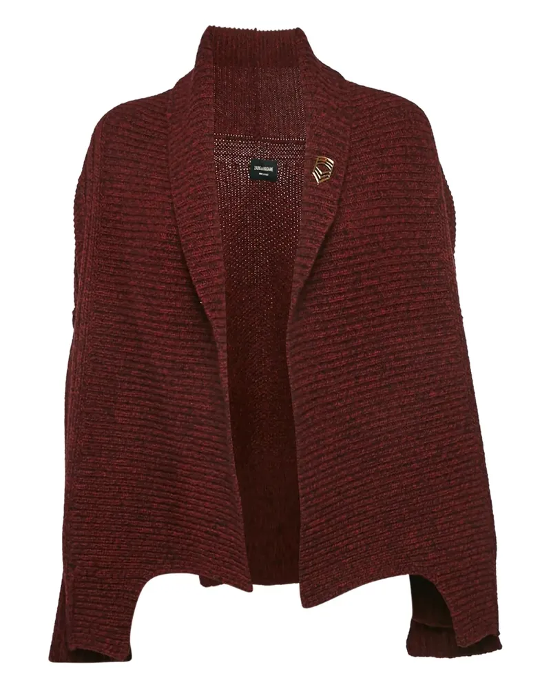Zadig & Voltaire Gerippter Cardigan - Rot Rot