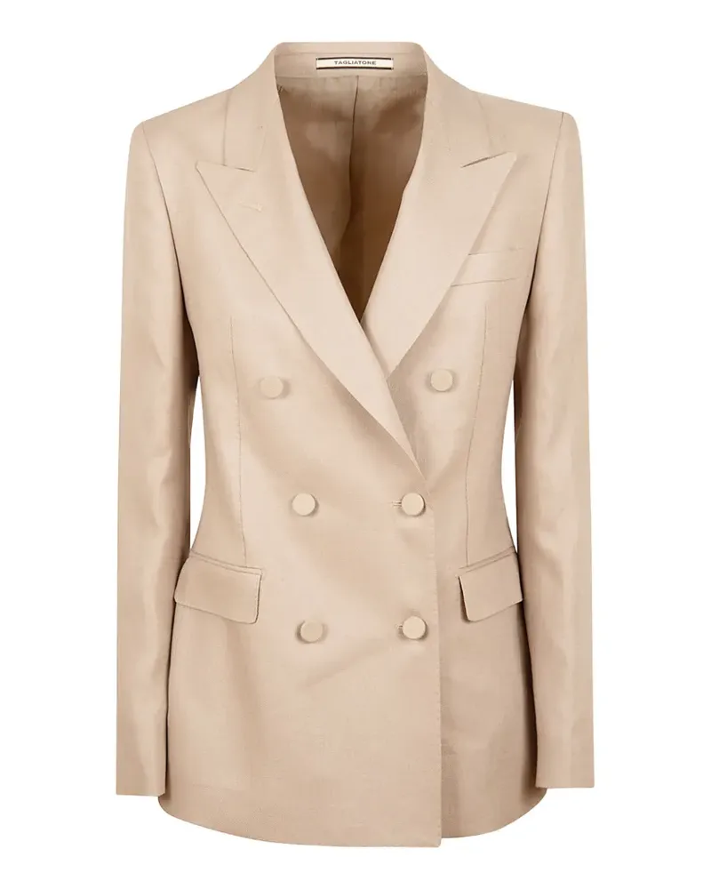 Tagliatore double-breasted jacket - Nude Nude