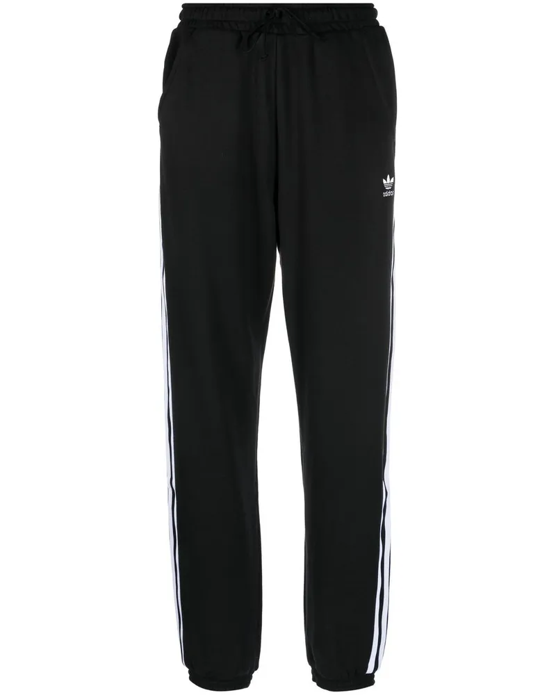 adidas Jogginghose mit Logo-Stickerei - Schwarz Schwarz