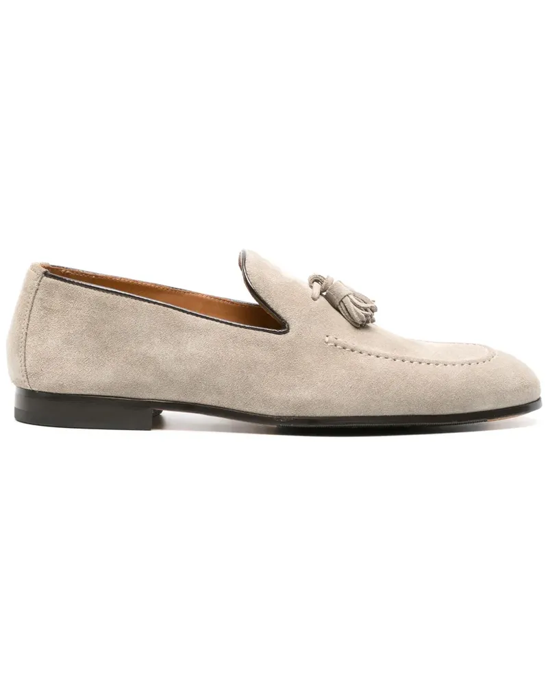 Doucal´s Loafer aus Wildleder mit Quasten - Nude Nude