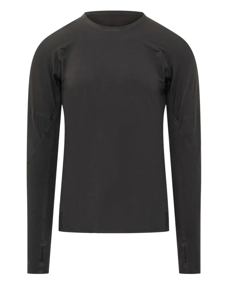 Y-3 Sweatshirt mit Kontrasteinsätzen - Schwarz Schwarz