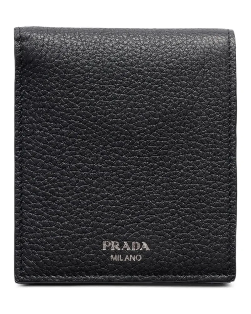 Prada Klassisches Portemonnaie - Schwarz Schwarz