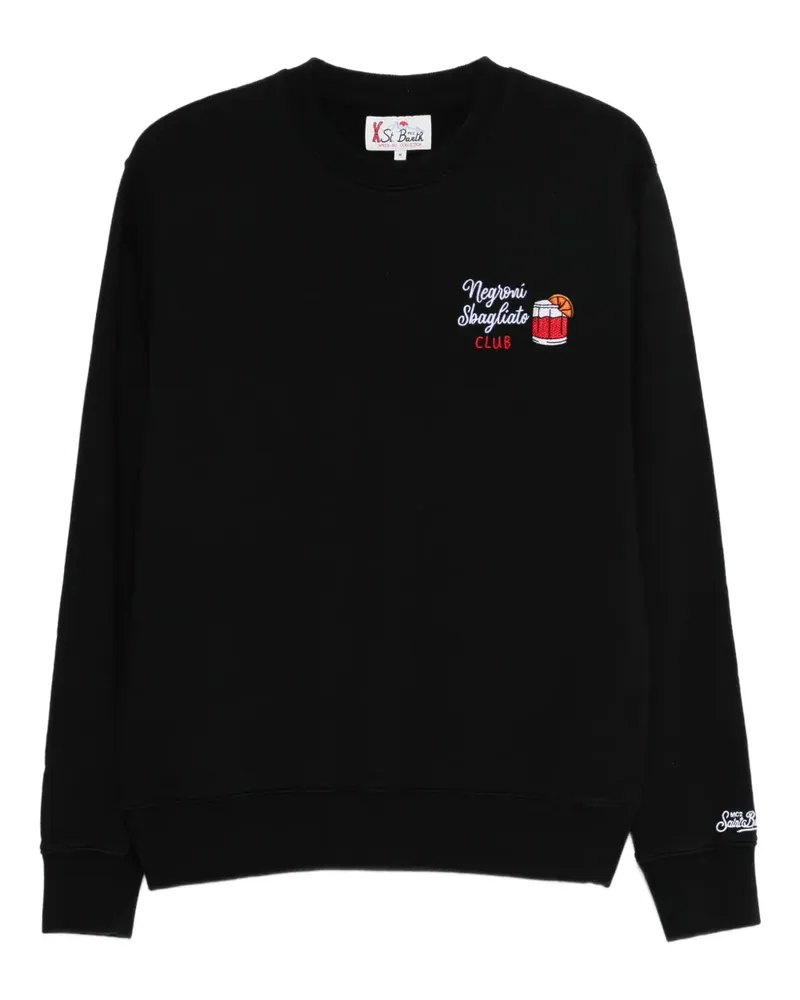 MC2 Saint Barth Soho N Light Sweatshirt mit rundem Ausschnitt - Schwarz Schwarz
