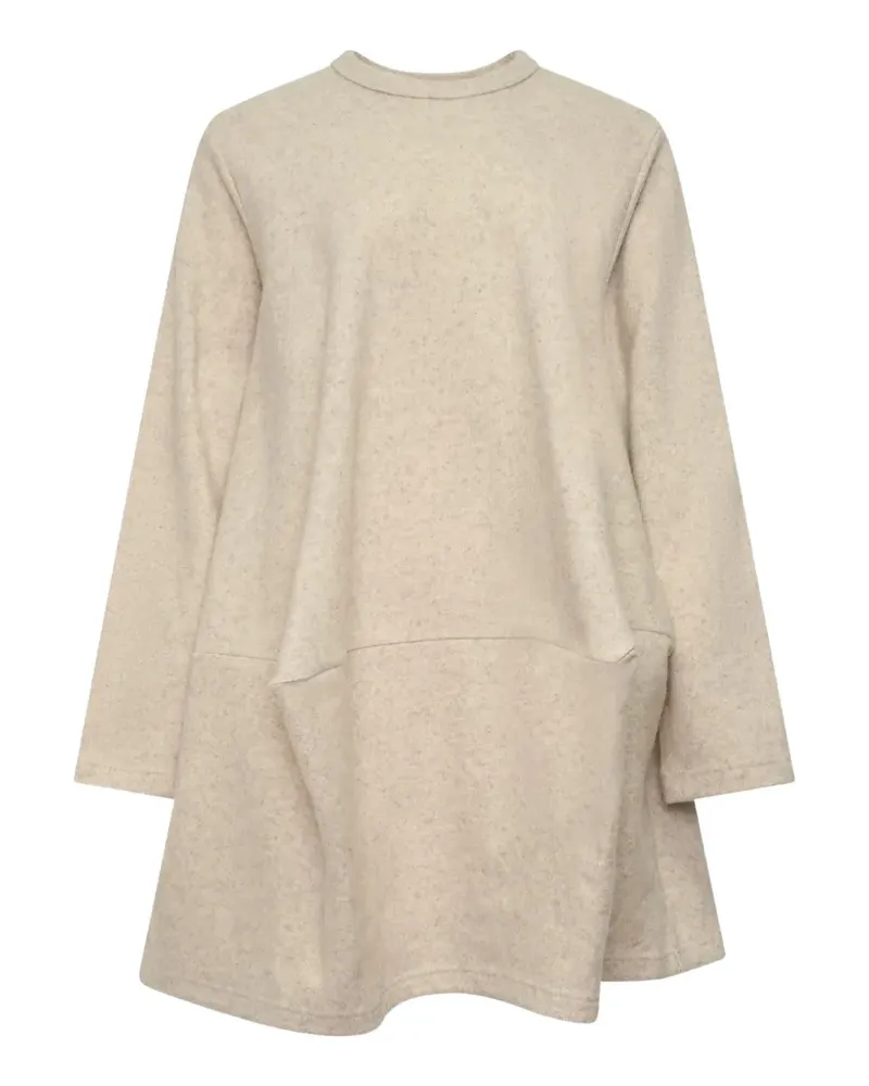 Comme des Garçons panelled crew-neck mini dress - Nude Nude