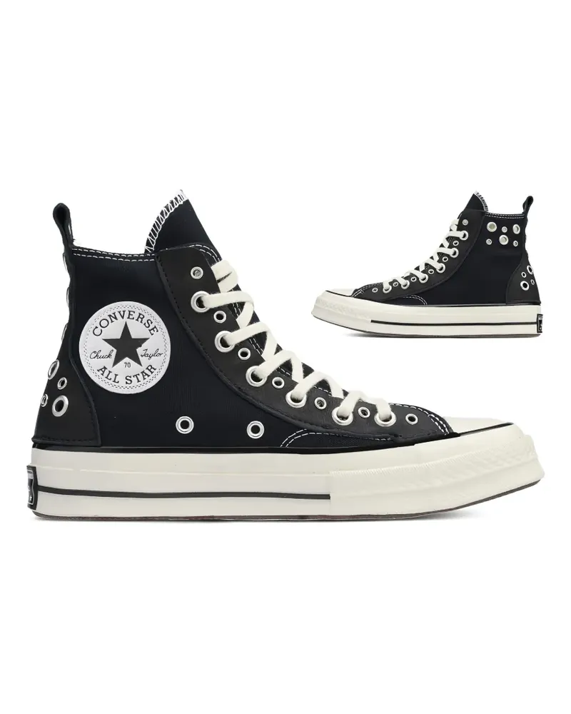 Converse Chuck 70 Sneakers mit Ösen - Schwarz Schwarz