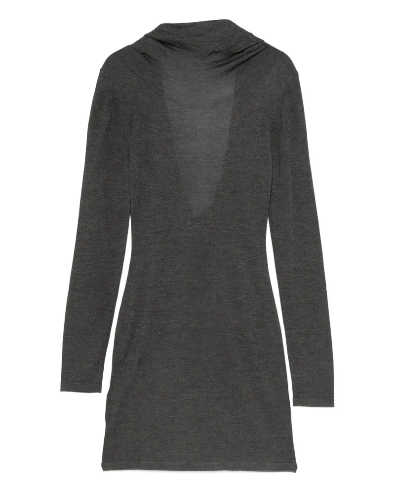 Aya Muse Langärmeliges Minikleid - Grau Grau