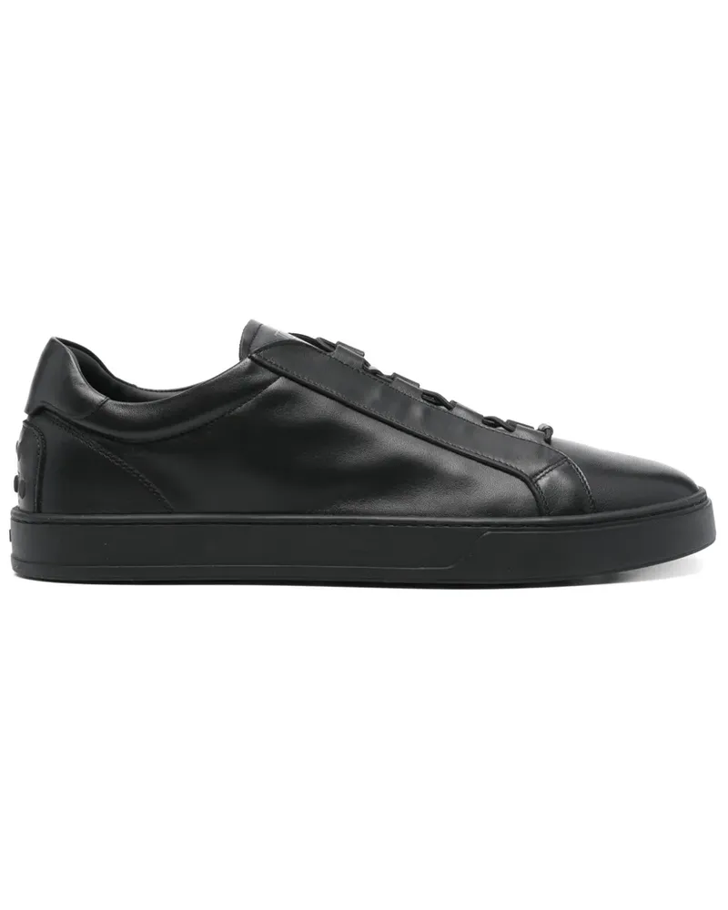 TOD'S Sneakers aus Leder - Schwarz Schwarz
