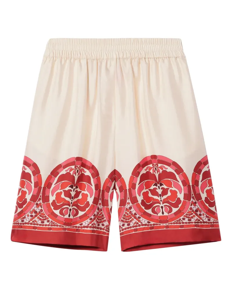 La DoubleJ Palazzo-Shorts aus Seide - Weiß Weiß