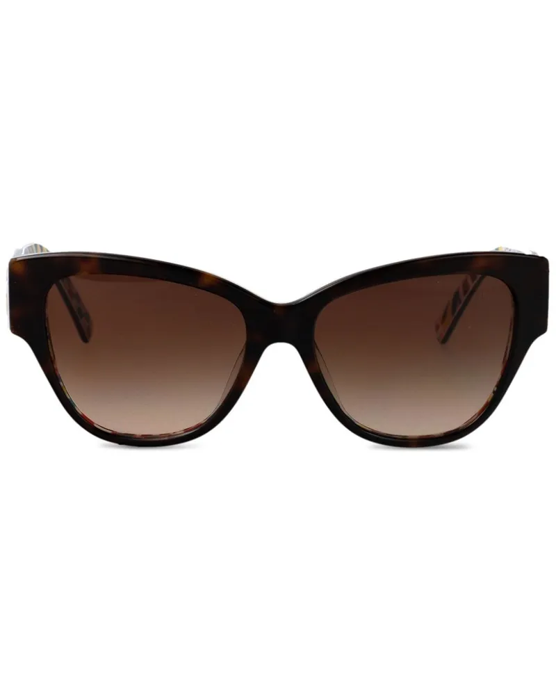Dolce & Gabbana Sonnenbrille mit Cat-Eye-Gestell - Braun Braun