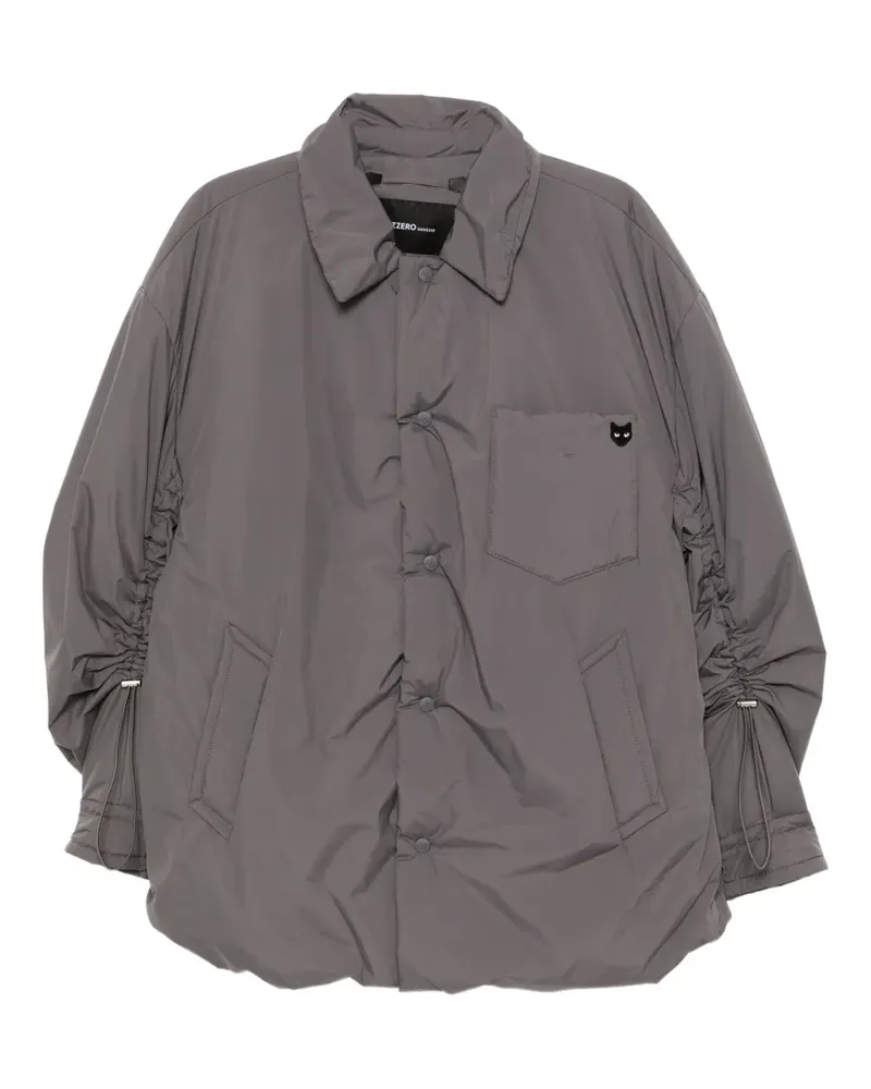 SONGZIO Wattierte Jacke mit Raffung - Grau Grau