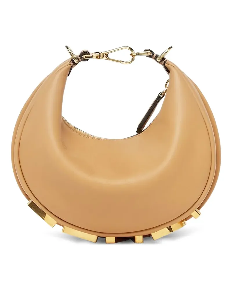 Fendi Mini graphy Handtasche - Nude Nude