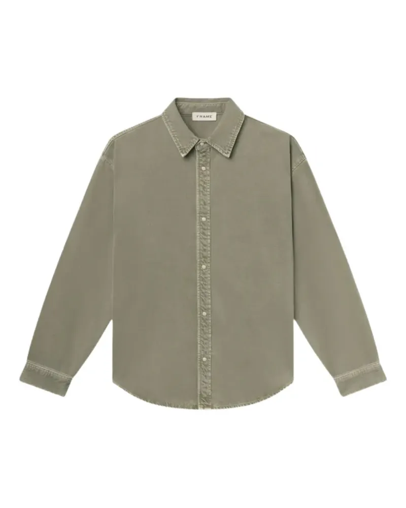 Frame Denim relaxed-fit long-sleeve overshirt - Grün Grün
