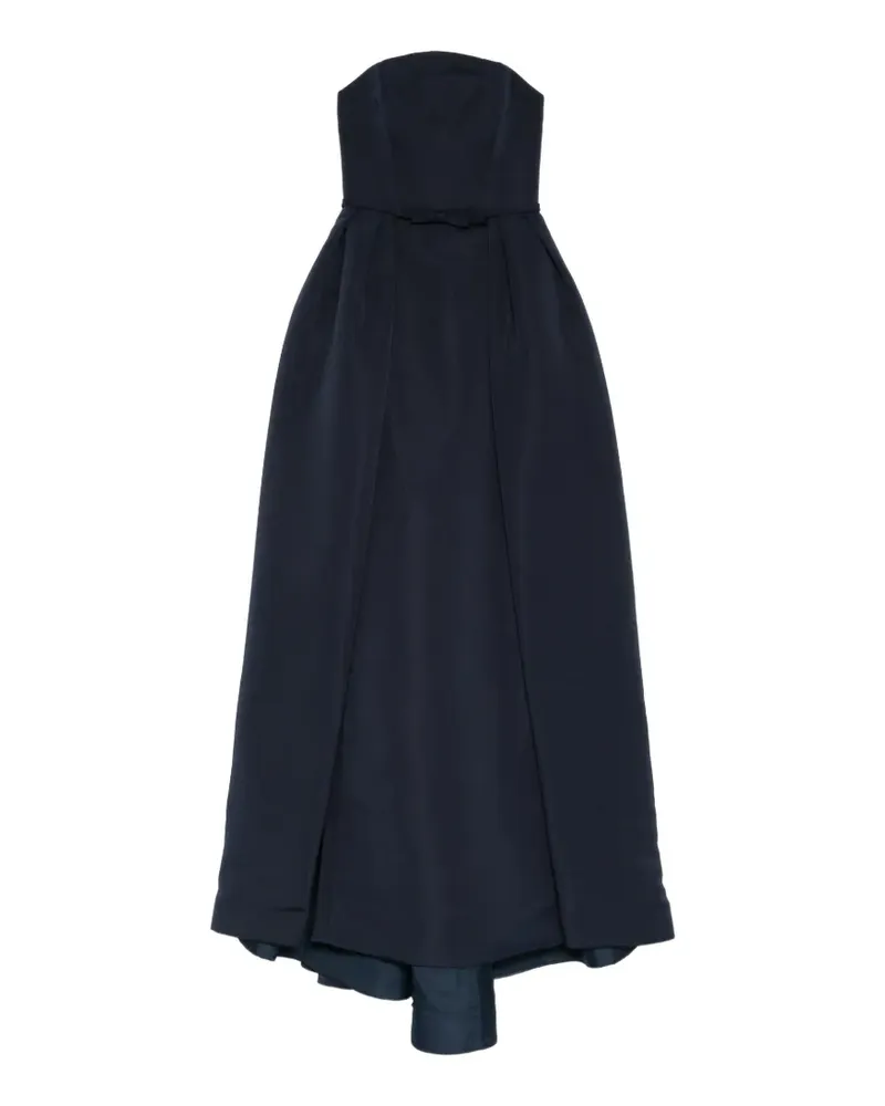 Amsale Faille Abendkleid - Blau Blau