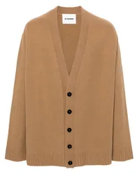 Jil Sander Klassischer Cardigan Braun