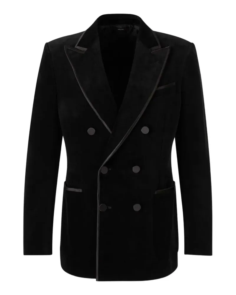 Tom Ford Doppelreihiges Dyllan Sakko - Schwarz Schwarz