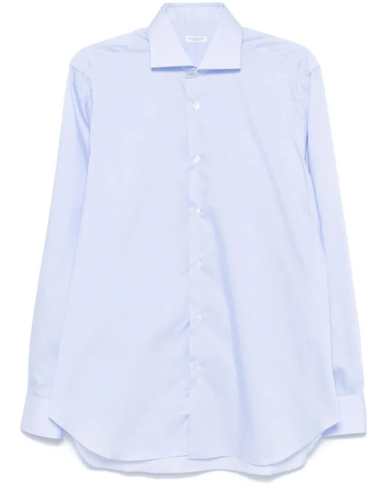 BARBA Gestreiftes Hemd - Blau Blau
